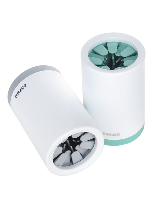 Portable Pet Paw Cleaner Cup – Gentle Silicone Bristles for Mess-Free Cleaning