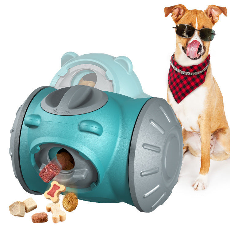 Interactive Pet Tumbler Feeder – Slow Feeder Puzzle Toy for Dogs & Cats, Boosts IQ & Slows Eating