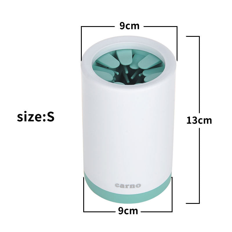 Portable Pet Paw Cleaner Cup – Gentle Silicone Bristles for Mess-Free Cleaning