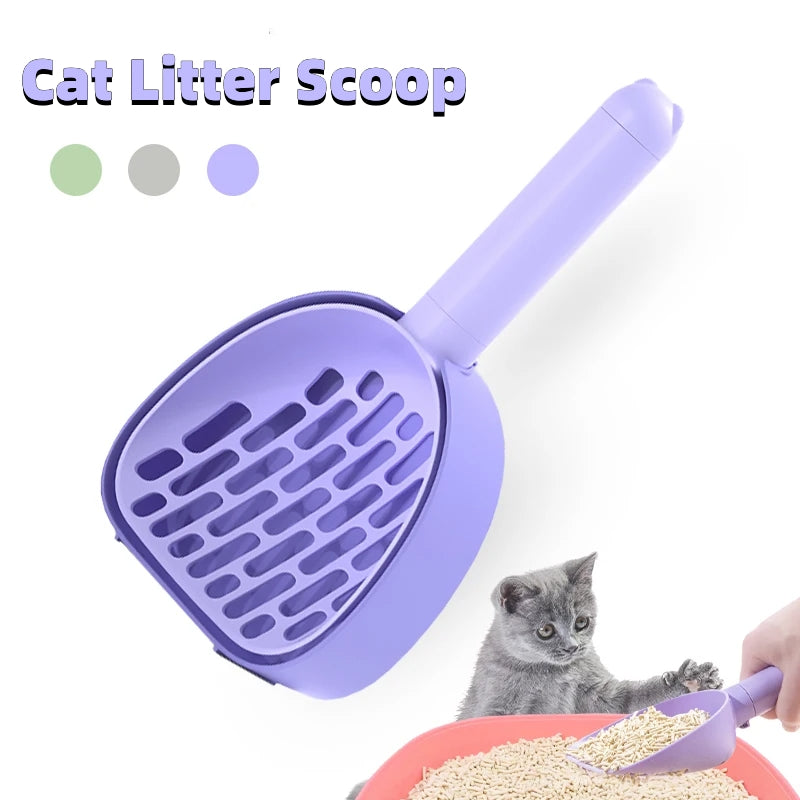 No - Mess Cat Litter Scoop with Built-In Holder