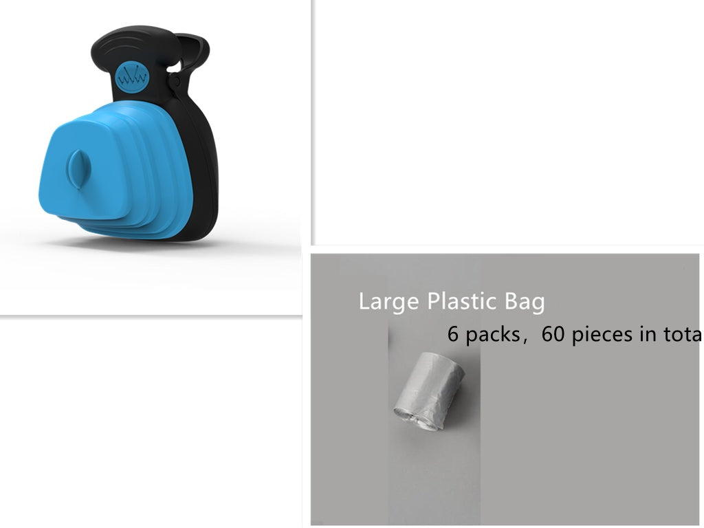 Foldable Pet Poop Scoop and bag dispenser