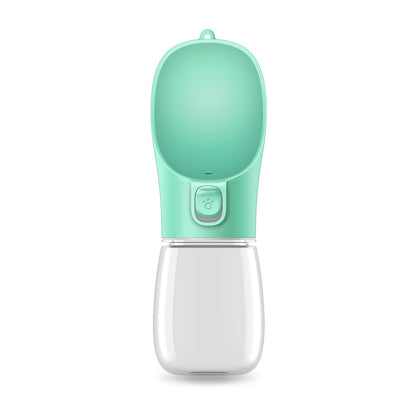 Portable Pet Water Bottle -800ml/leakproof with foldable bowl