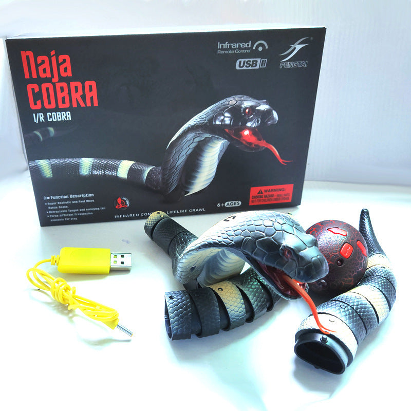 Smart Sensing Snake Cat Toy – CE Certified | USB Rechargeable