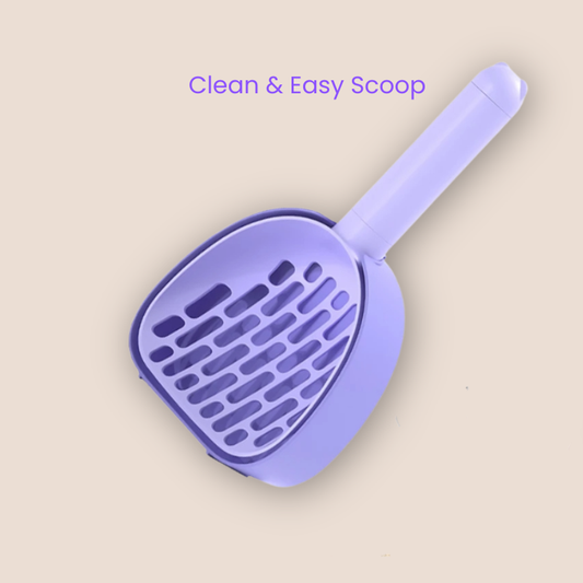 No - Mess Cat Litter Scoop with Built-In Holder