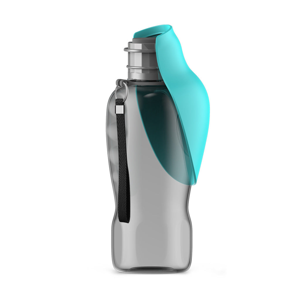 Portable Pet Water Bottle -800ml/leakproof with foldable bowl