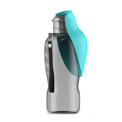 Portable Pet Water Bottle -800ml/leakproof with foldable bowl