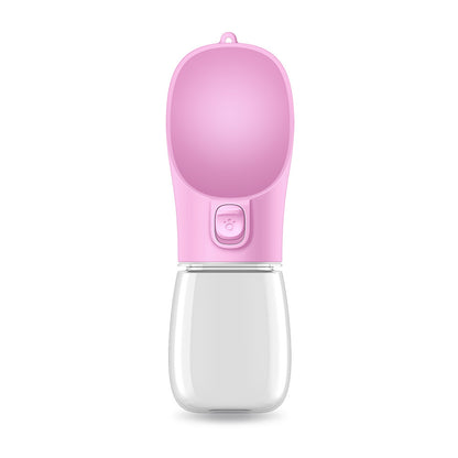 Portable Pet Water Bottle -800ml/leakproof with foldable bowl