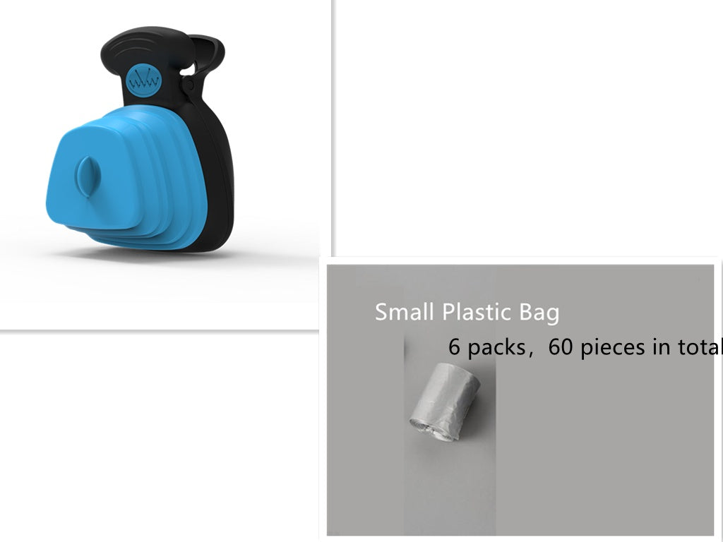 Foldable Pet Poop Scoop and bag dispenser
